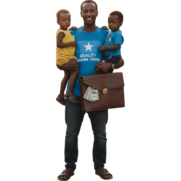 Somali Day Care Learing Center Man Cardboard Cutout