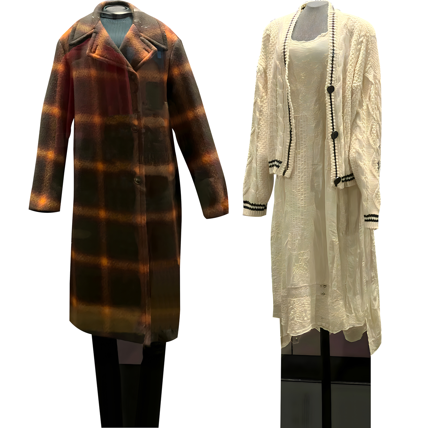 Cardigan Willow Flannel Coat Outfit Swift Country Music Museum Cardboard Cutout