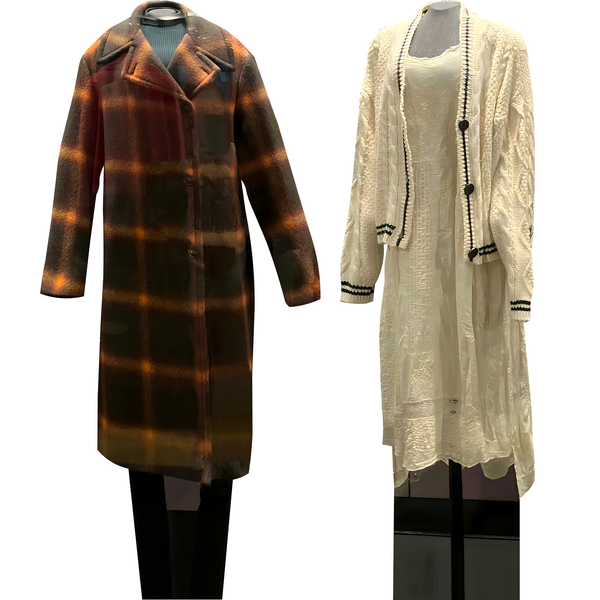 Cardigan Willow Flannel Coat Outfit Swift Country Music Museum Cardboard Cutout