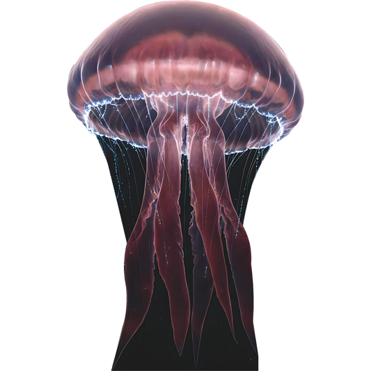 Giant Phantom Jellyfish Cardboard Cutout