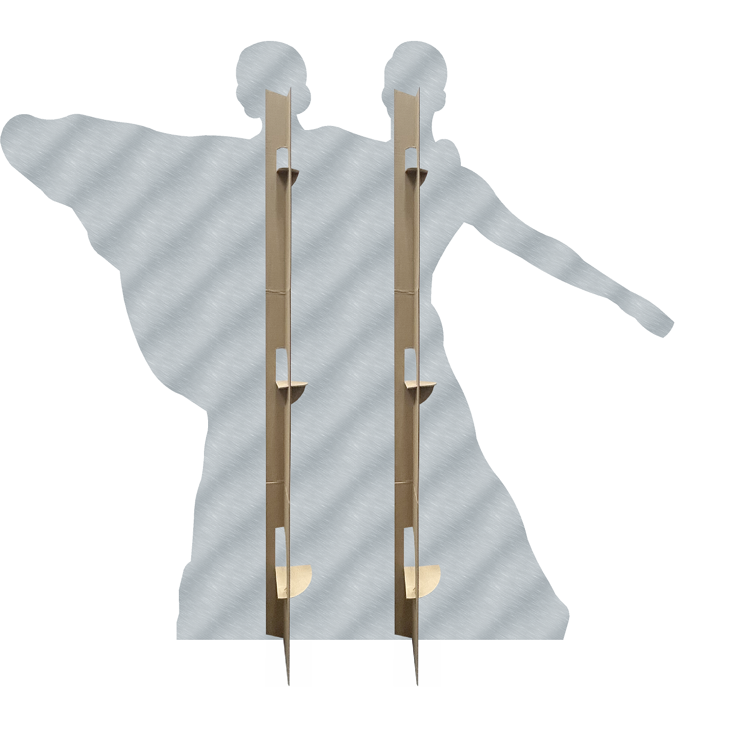 Ice Dancing Couple Contestants Cardboard Cutout