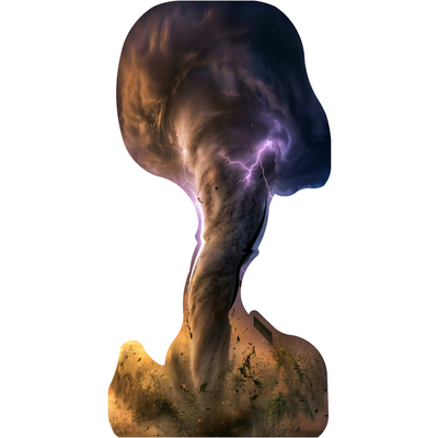 Tornado Twister Natural Disaster Storm Weather Cardboard Cutout