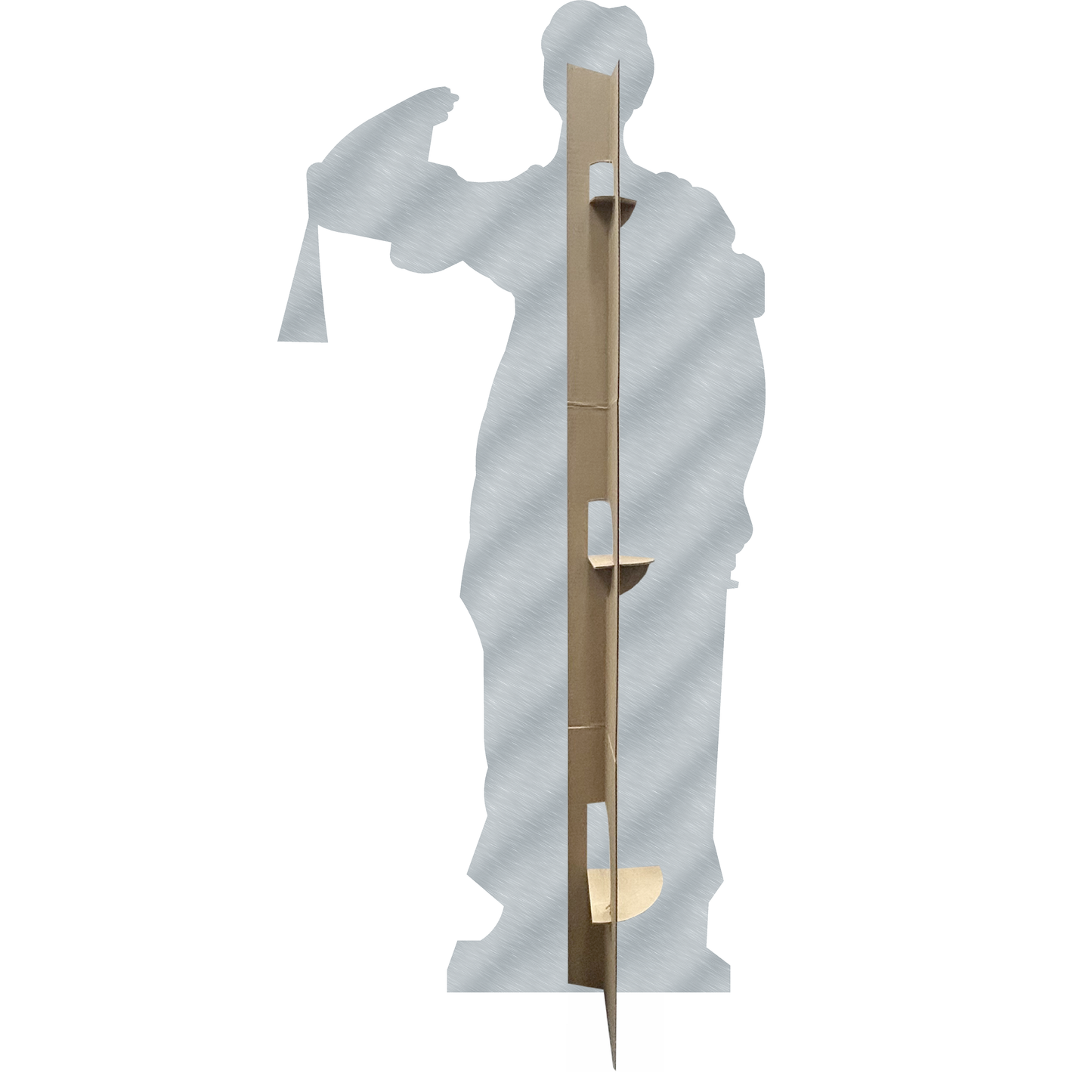 Blind Lady Justice Court Scales Statue Cardboard Cutout