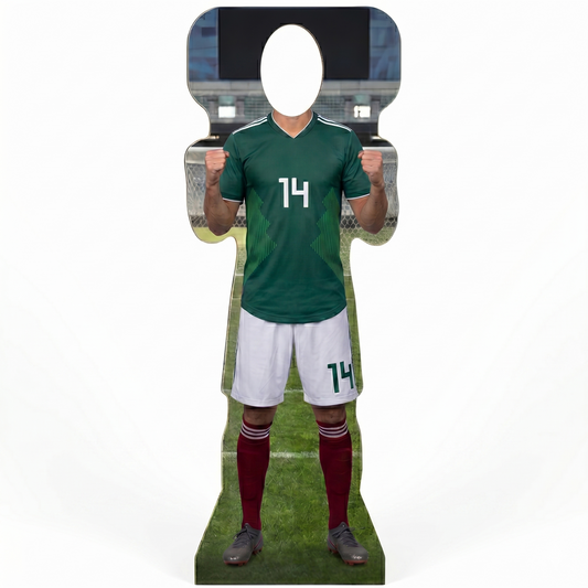Soccer Mexico 14 World Football Cup Stand In Cardboard Cutout
