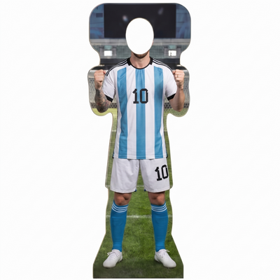 Soccer Argentina 10 World Football Cup Stand In Cardboard Cutout