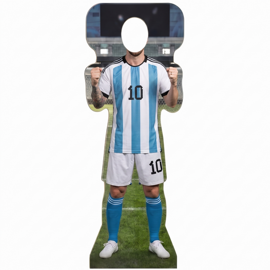 Soccer Argentina 10 World Football Cup Stand In Cardboard Cutout