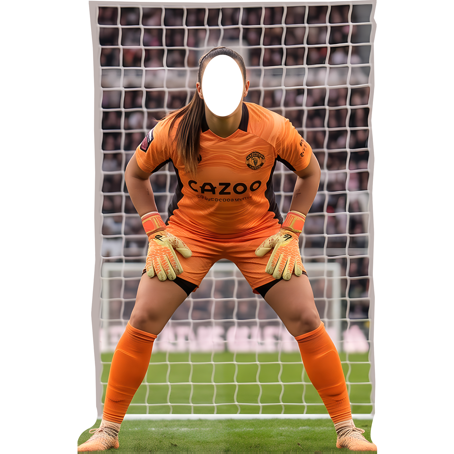 Female Soccer Goalie Stand In Cutout Standee Standup