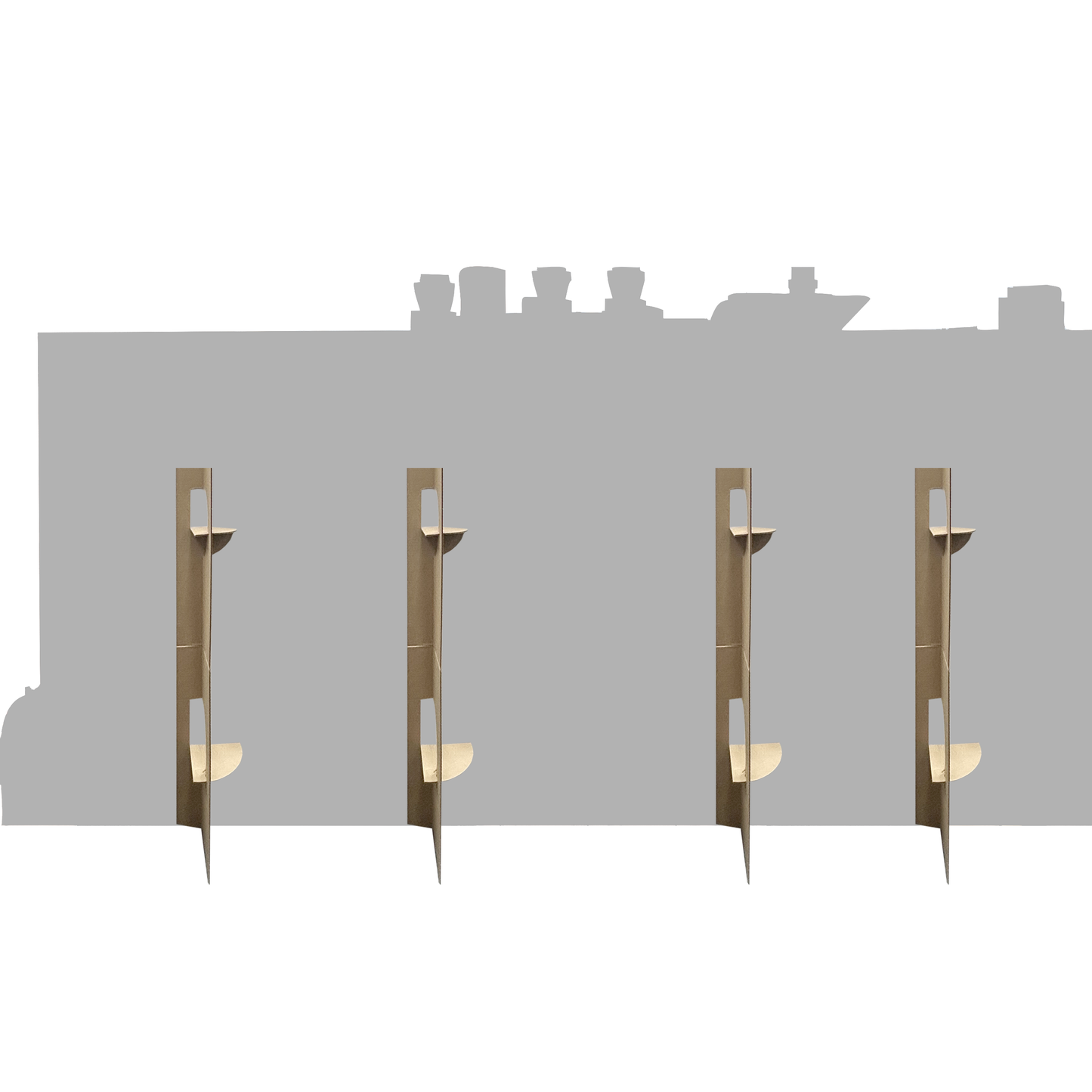 Fire Station Hall House Building Cardboard Cutout