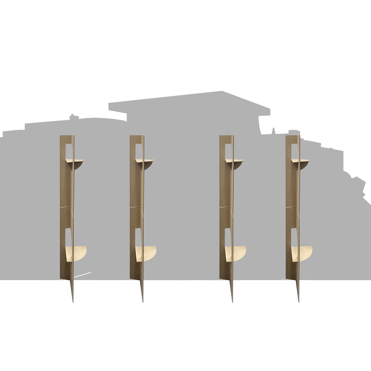Police Station Academy Law Enforcement Building Cardboard Cutout