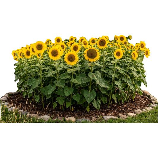 Patch of Sunflowers Garden Flower Prop Cardboard Cutout