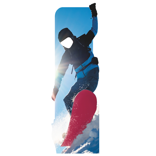 Snowboarder in Action Stand-in Cardboard Cutout