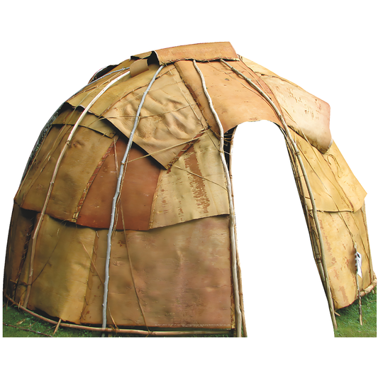 Wigwam Stand in Shelter Cardboard Cutout Stand in
