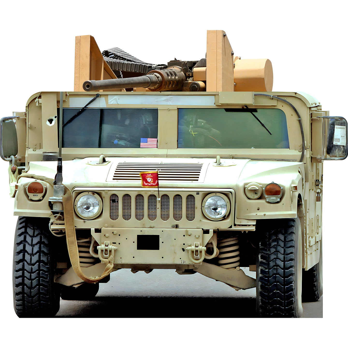 Army Humvee Stand In Cardboard Cutout