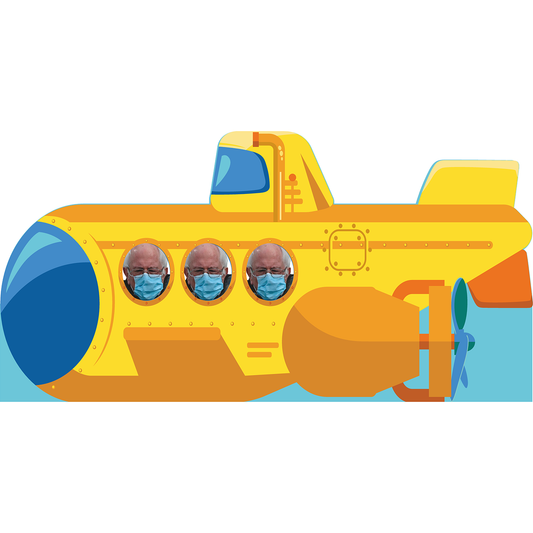 Yellow Submarine Standin Cardboard Cutout