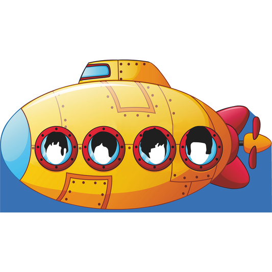 Yellow Submarine Band Cardboard Cutout Stand In