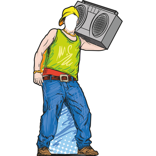 Hip Hop Boom Box Stand In