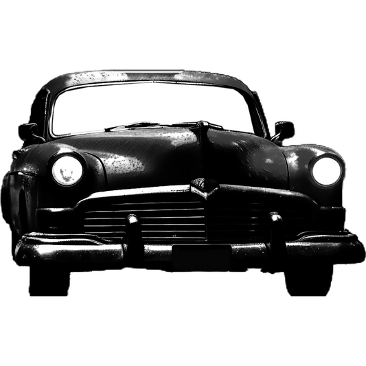 Vintage 1920s Gangster Mobster Car Stand In