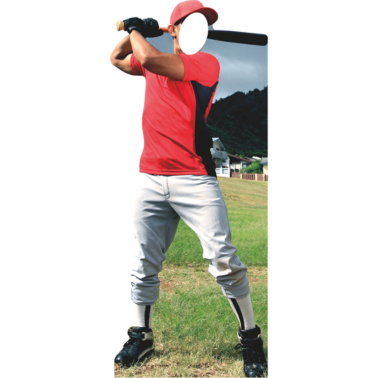 Baseball Batter Stand In Cardboard Cutout