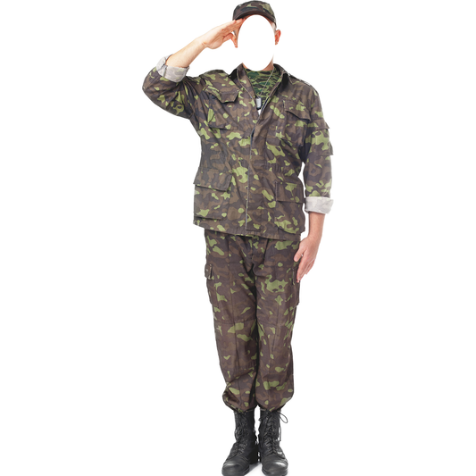 Army Soldier Salute Stand In Cardboard Cutout