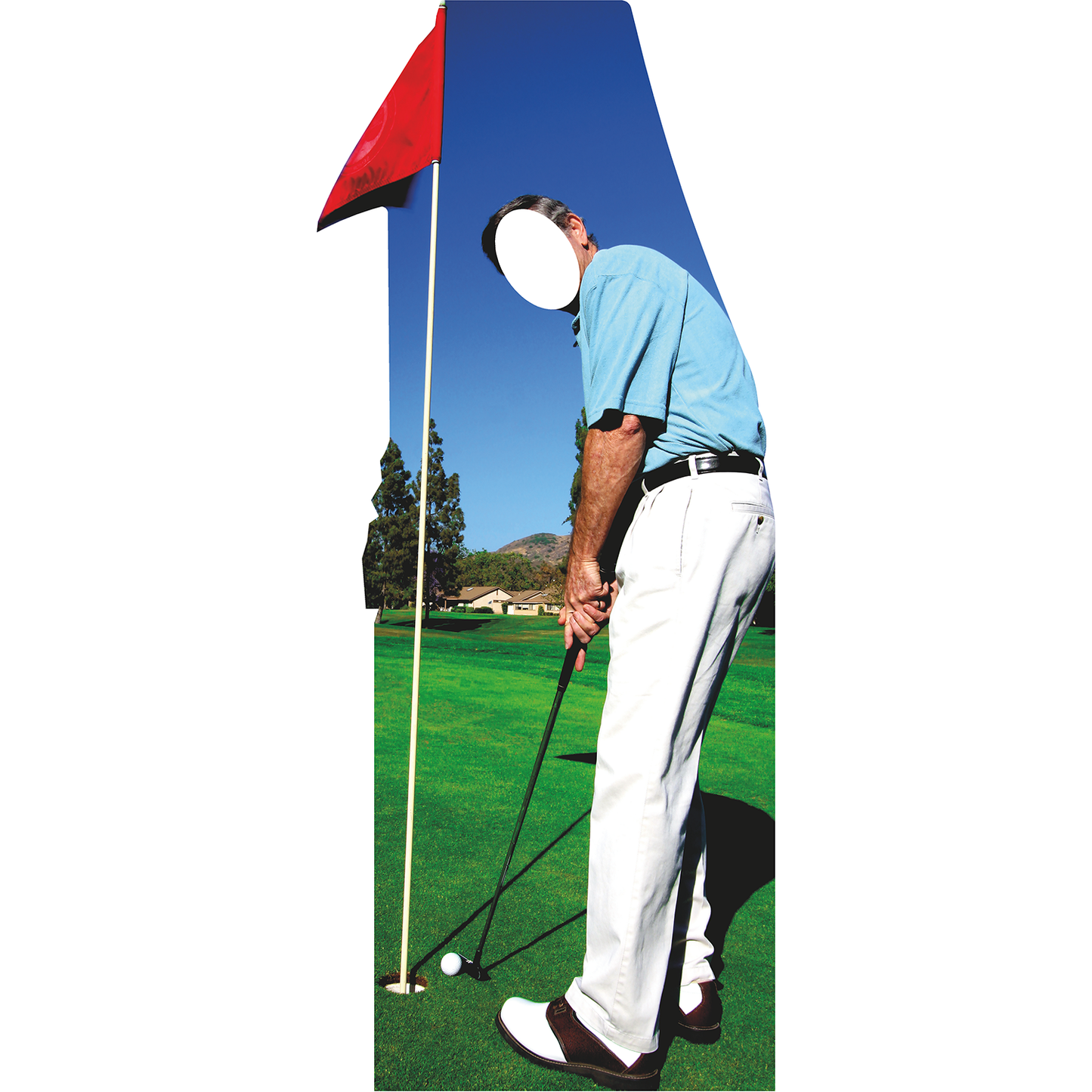 Golfer Golfing Stand In Cardboard Cutout
