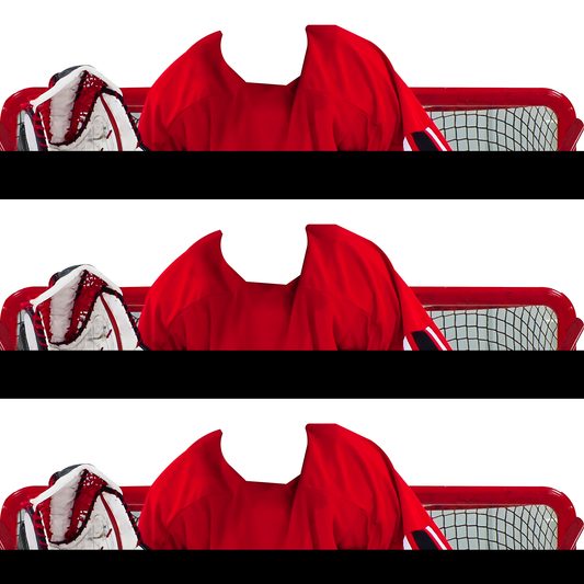 Ice Hockey Goalie Stand In Cardboard Cutout