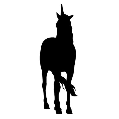 Unicorn Silhouette Cardboard Cutout
