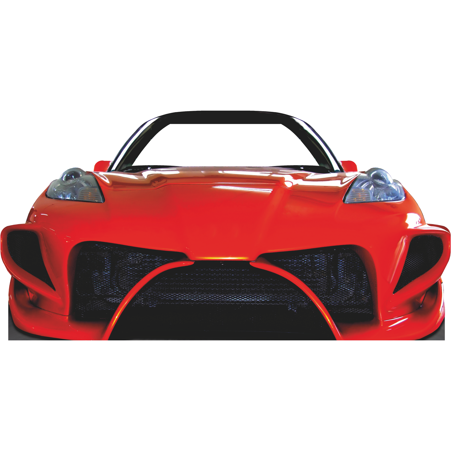 Japanese Drift Race Import Tokyo Street Speed Sports Car Stand In Cardboard Cutout