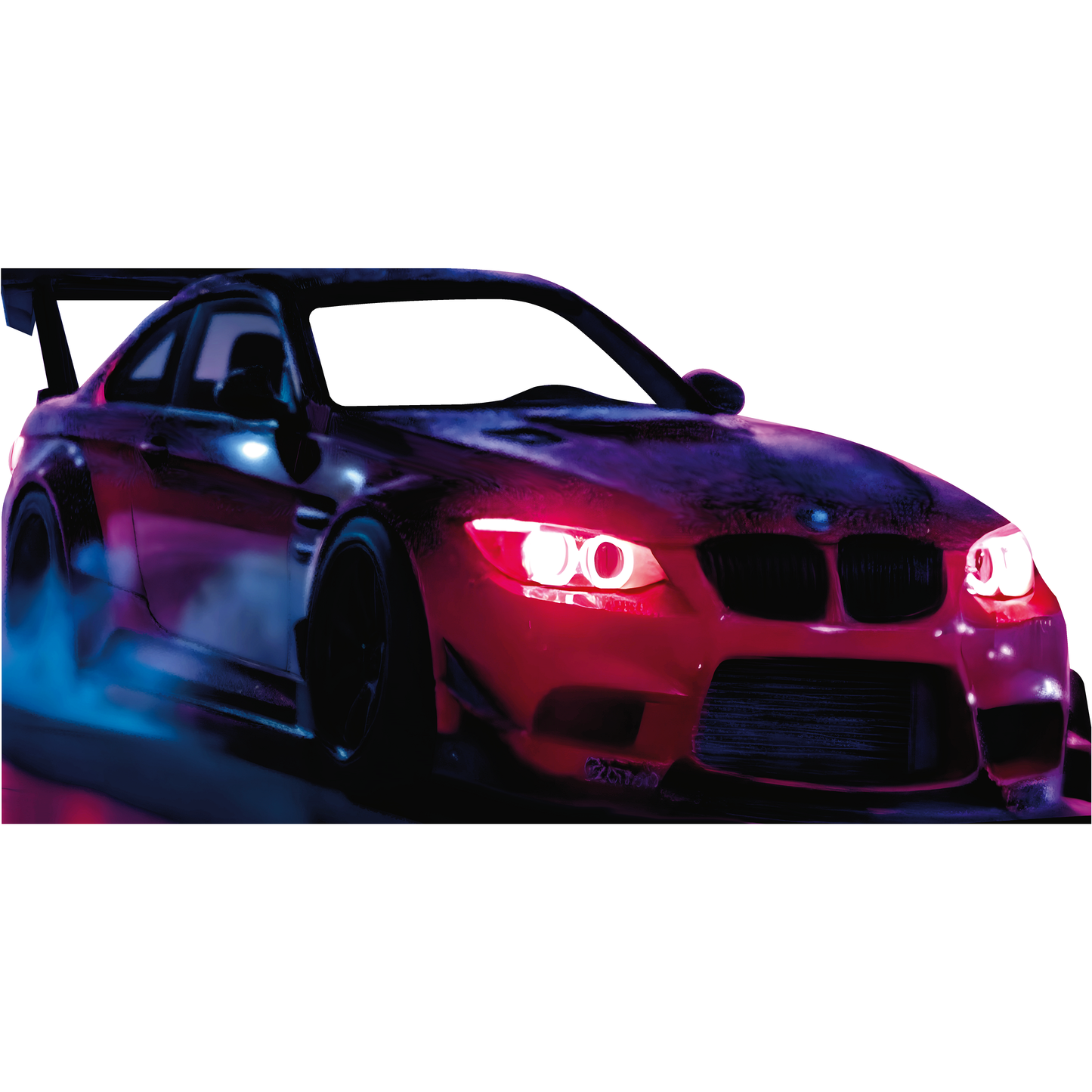 Drift Furious Tokyo Fast Racing Aftermarket Street Car Stand In Cardboard Cutout