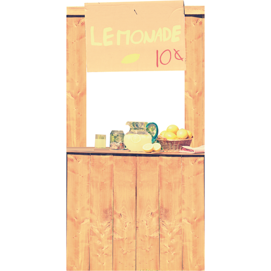 Lemonade Stand Store Stand In Cardboard Cutout