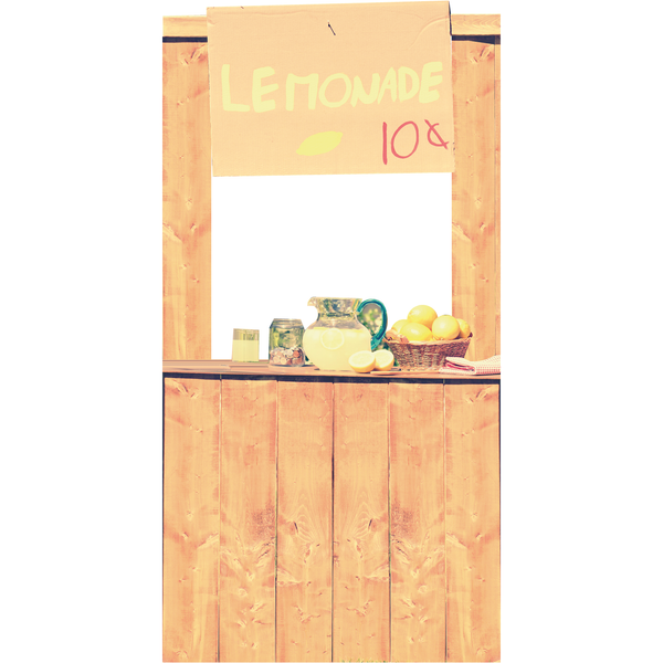 Lemonade Stand Store Stand In Cardboard Cutout