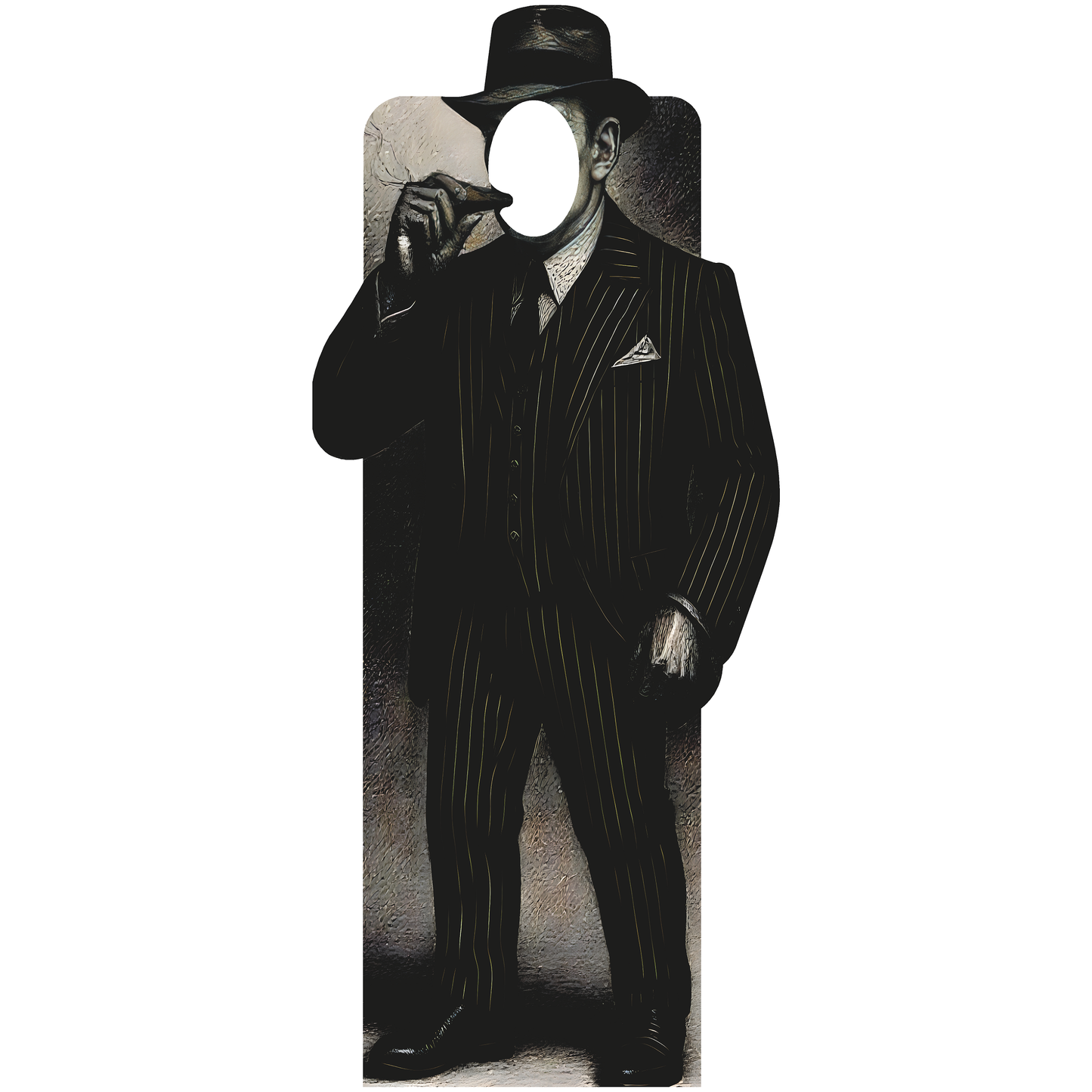 1920s 20s Gangster Mobster Cigar New York Harlem Good Fella Stand In Cardboard Cutout