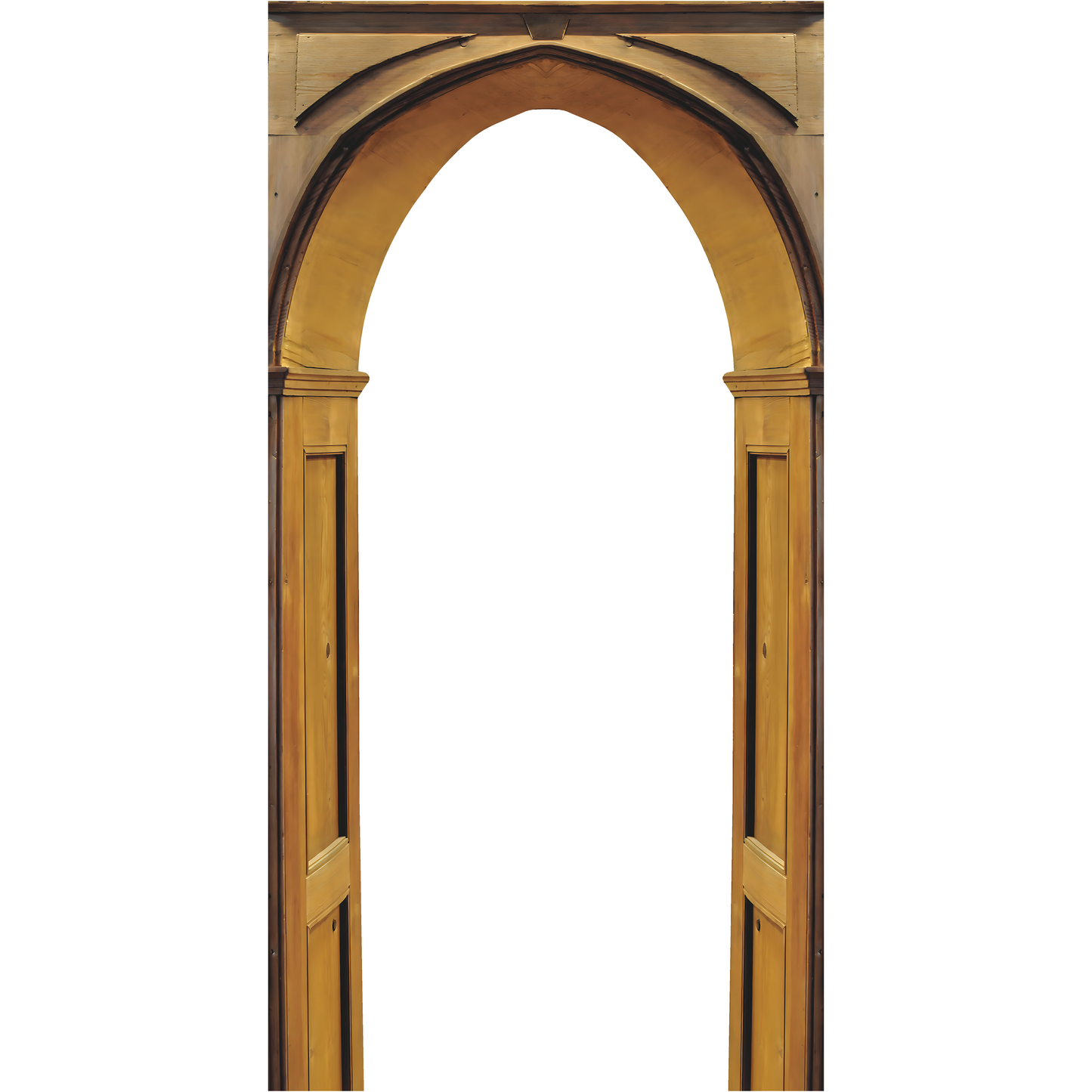 Wood Arch Way Prop Cardboard Cutout