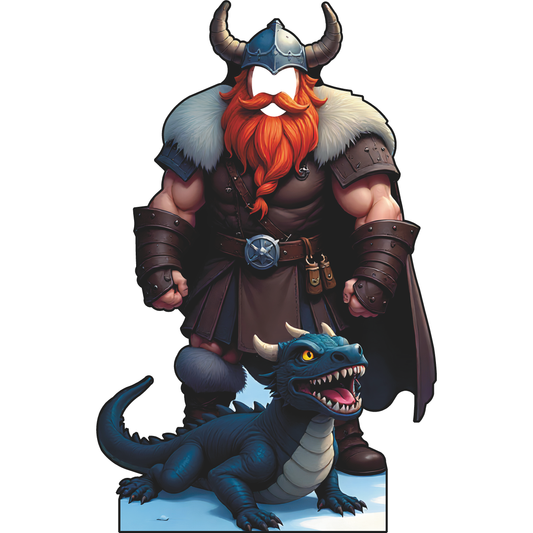 Viking Will Train Baby Dragon Winter Stand In Cardboard Cutout