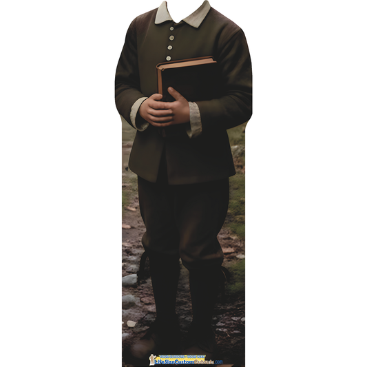 Thanksgiving Pilgrim Boy Child Son Plymouth Harvest Cardboard Cutout