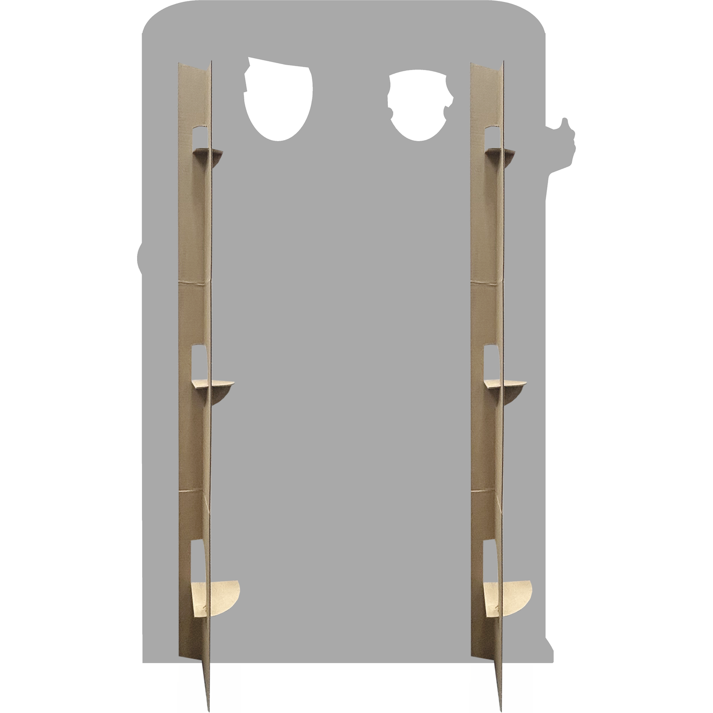 Roaring 20s Cartoon Harlem Gangster Couple Stand In Cardboard Cutout