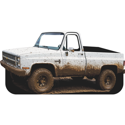 Wild Kentucky Off Road Mud Dirt Pickup Truck Stand In Cardboard Cutout