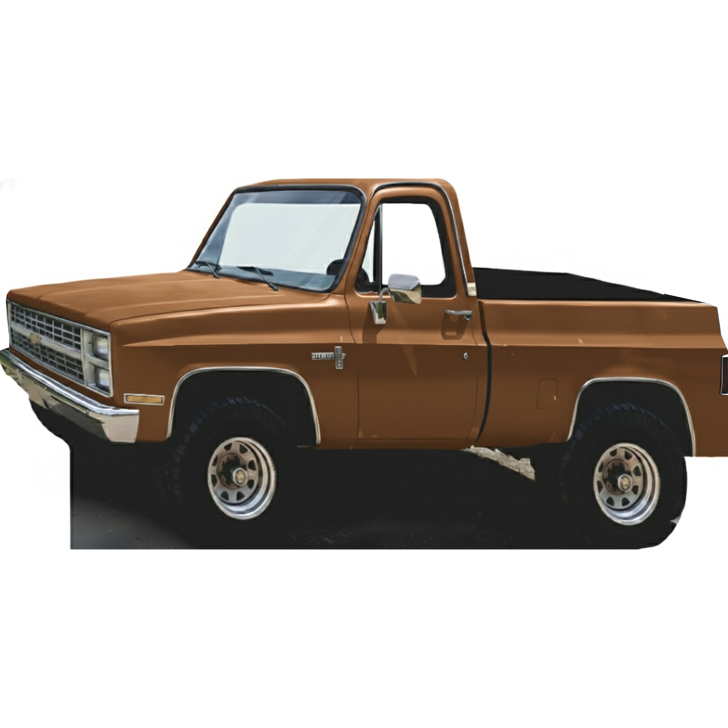 Wild Montana Rustic Brown Pickup Truck Stand In Cardboard Cutout