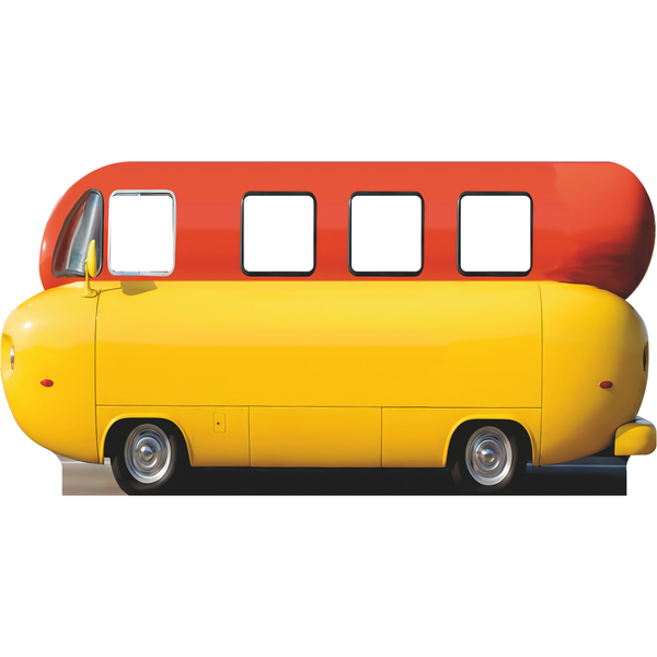 Hot Dog Wiener Sausage Van Bus Car Stand In Cardboard Cutout
