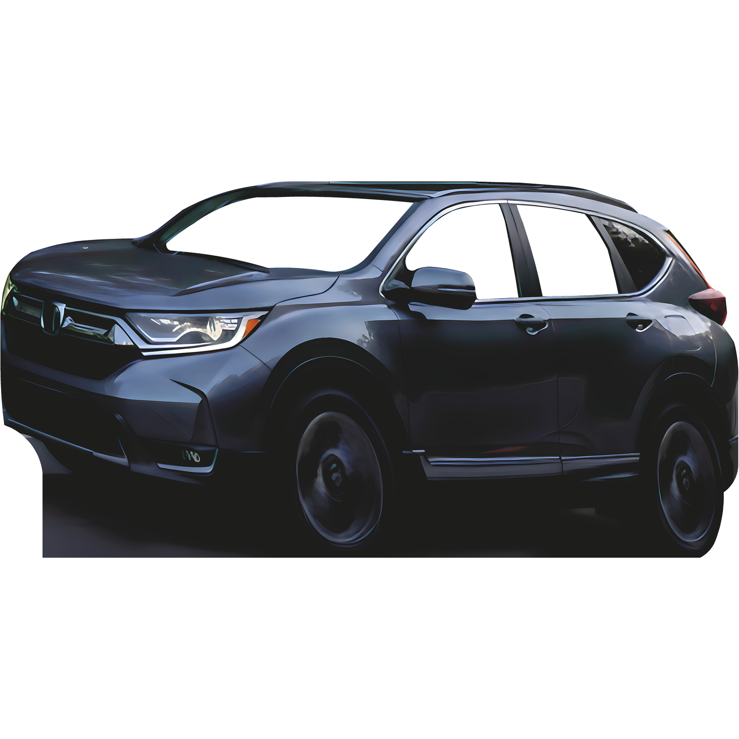 Compact SUV Family Soccer Mom Van Minivan Car Stand In Cardboard Cutout