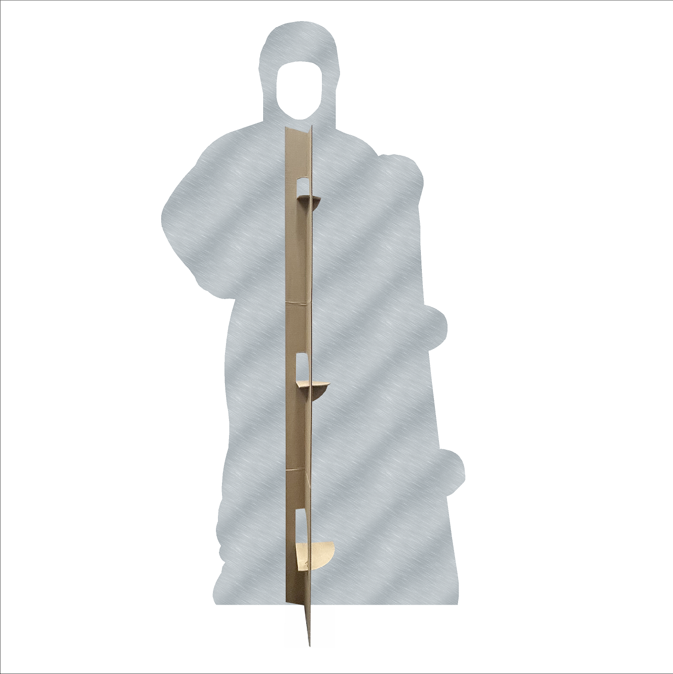 Alpine Snowboarder Man Guy Winter Sports Stand In Cardboard Cutout