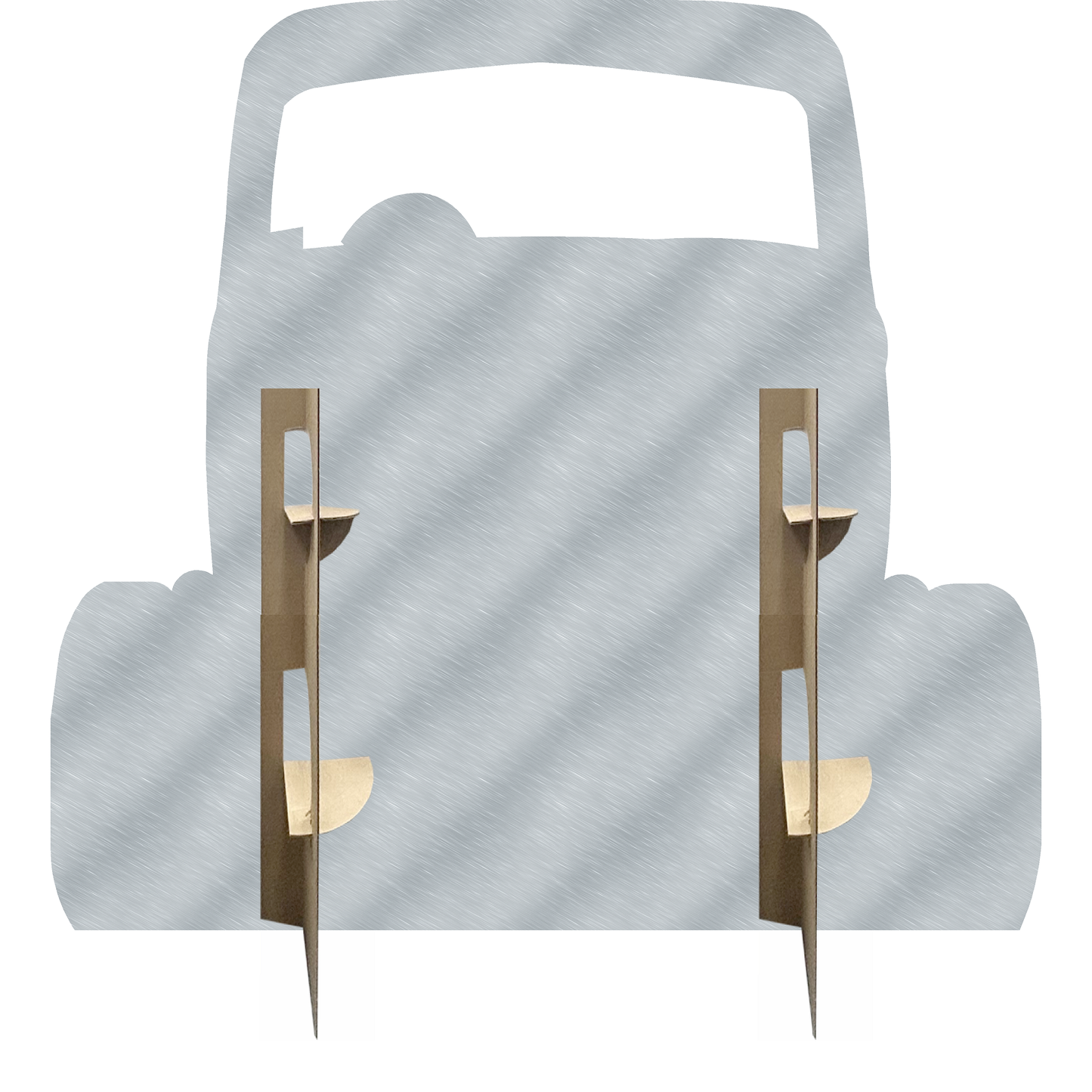 1950s Black Hot Rod Car Party Prop Cardboard Cutout