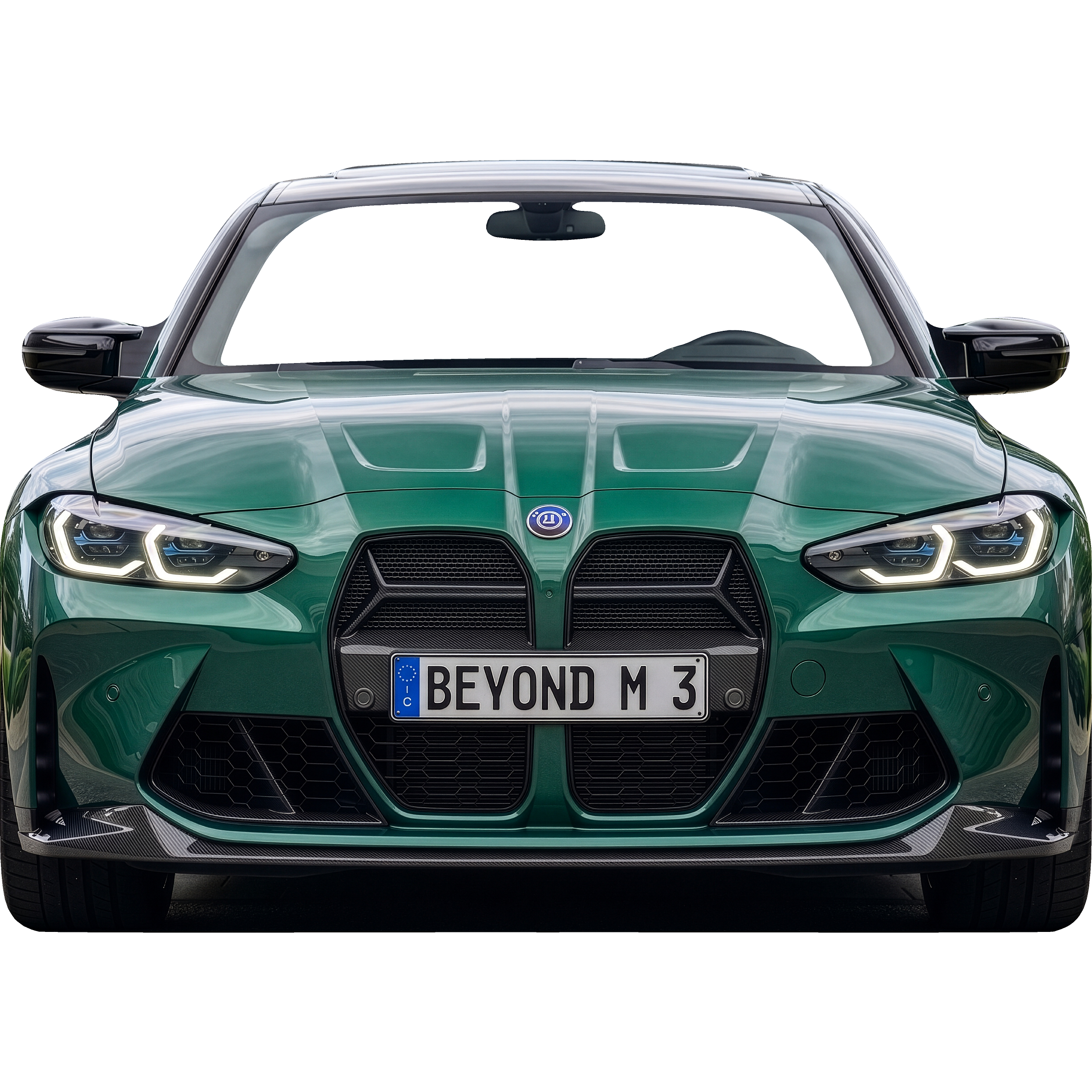 Bavarian German Sport Luxury Coupe Car Stand In Cardboard Cutout – Life ...