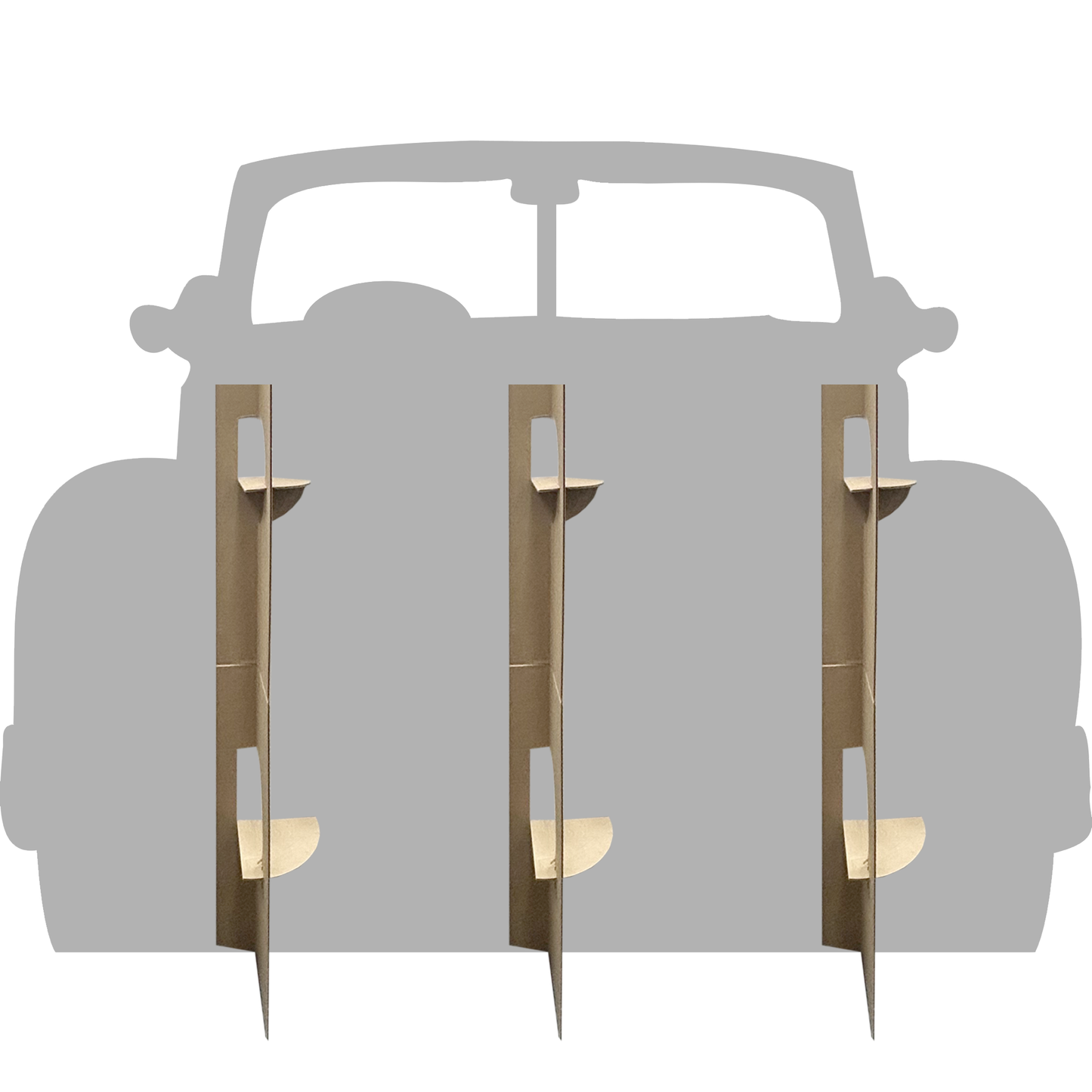 1950s Classic Greaser’s Fast Hot Rod Lightning Car Stand In Cardboard Cutout