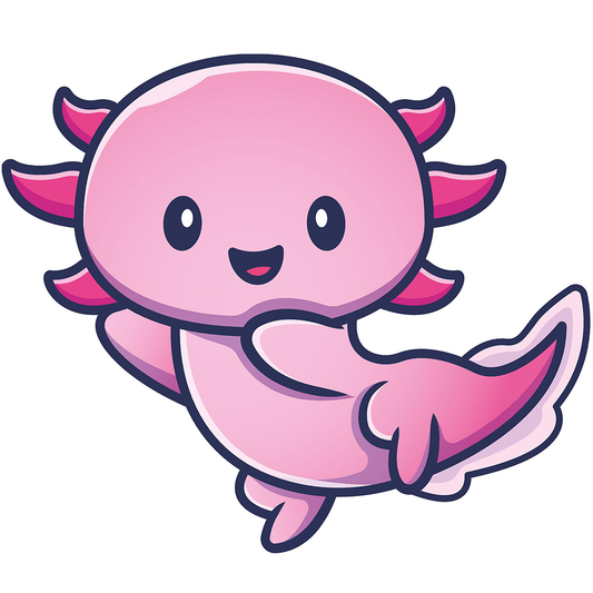 Axolotl 2 Cardboard Cutout