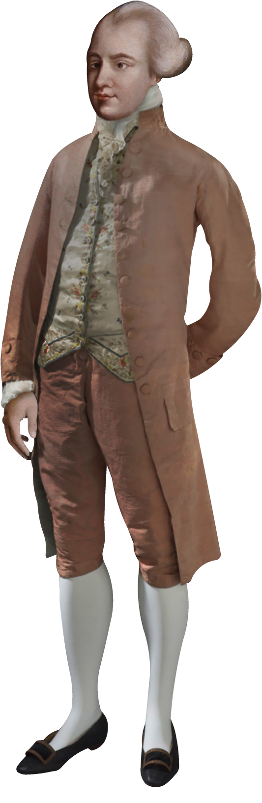 John Wilkes Founder of Wilkes-Barre Cardboard Cutout