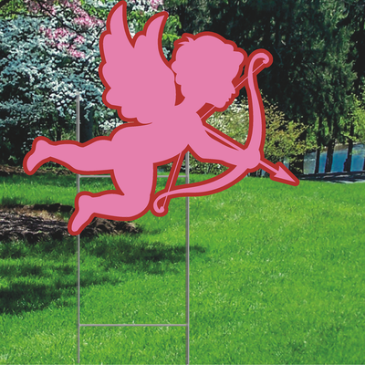 Holidays Valentines Cupid Outdoor Yard Decoration Cutout