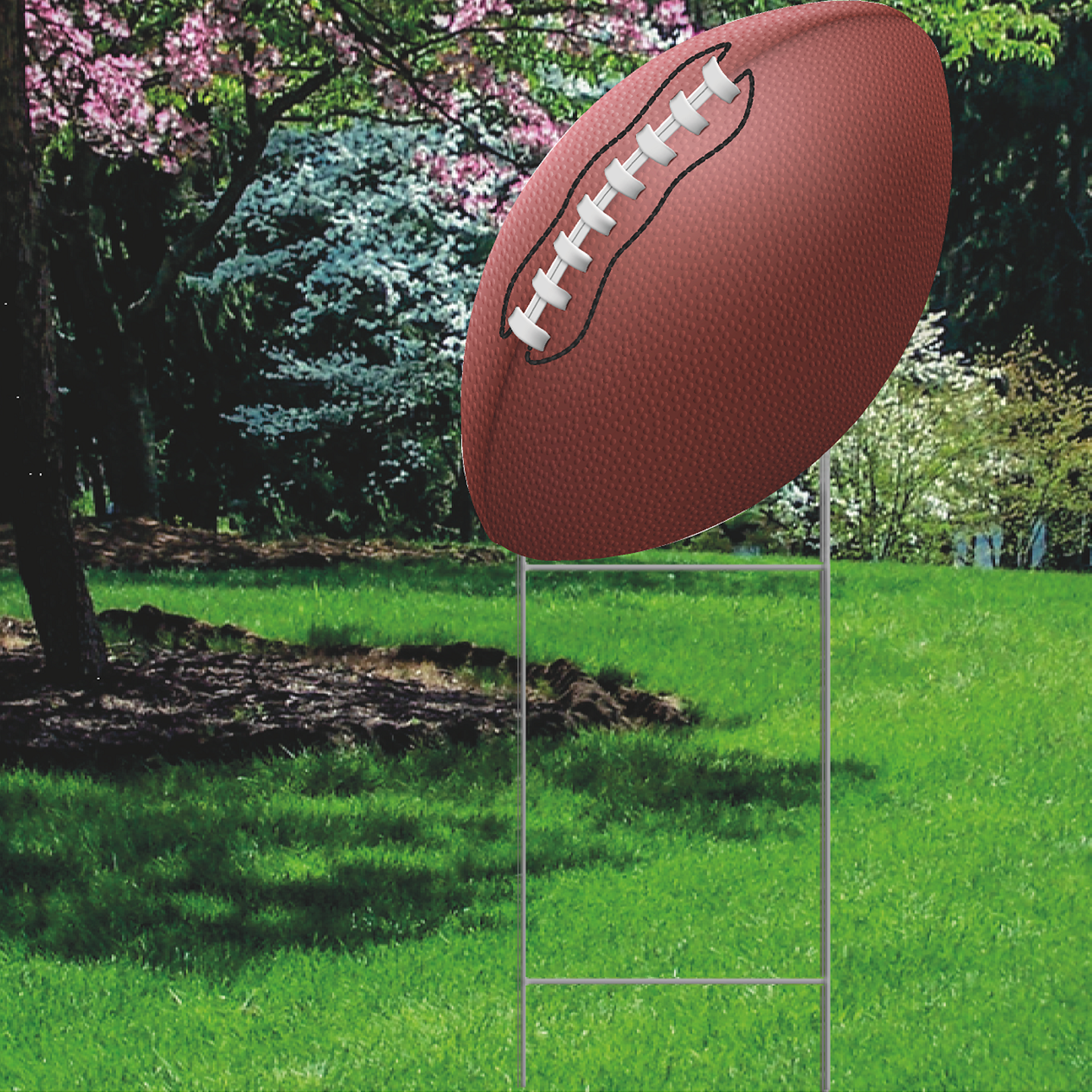 Football - Yard Sign - Free Shipping – Life Size Custom Cutouts