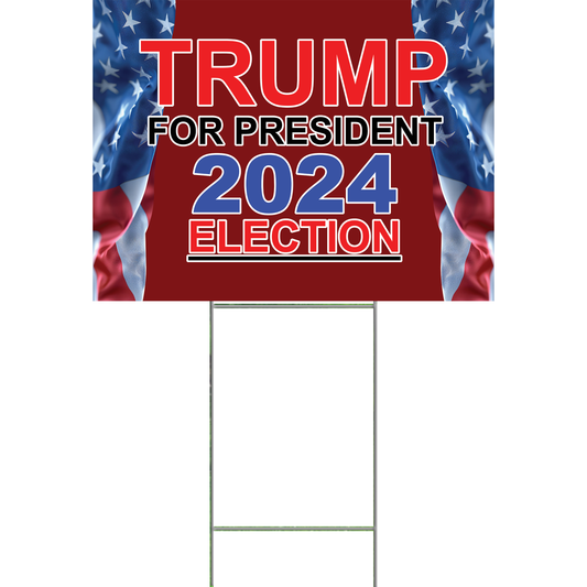 Donald Trump For President Yard Sign