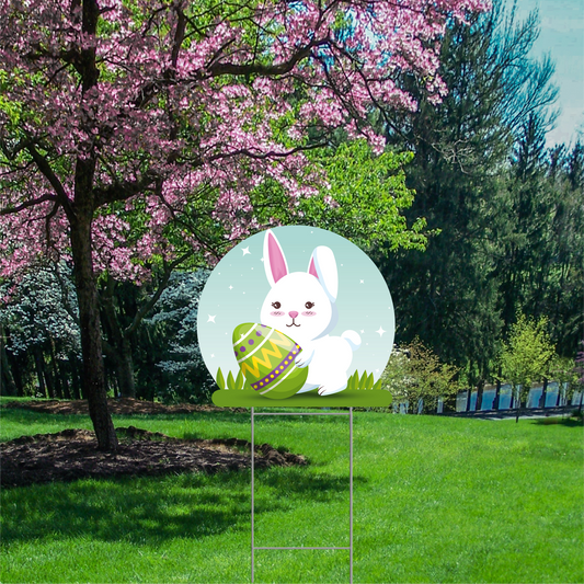 Easter Bunny Yard Decoration Cutout