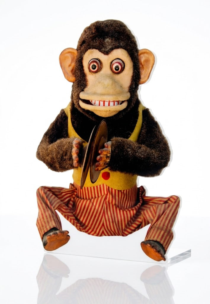 MSP12909 Cymbal Clapping Chimp 8 inch acrylic